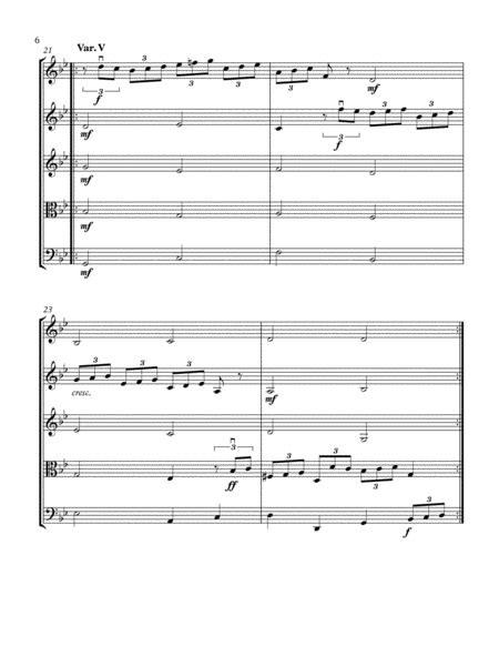 Passacaglia In G Minor For String Quintet (3 Violins, Viola, And Cello)